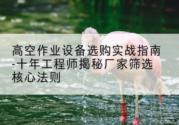 吴中剪叉式升降机厂家-高空作业设备选购实战指南-十年工程师揭秘厂家筛选核心法则